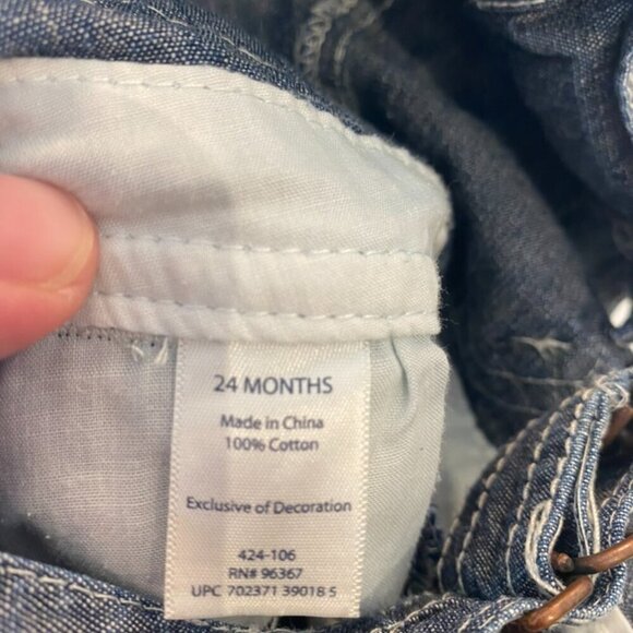 Vintage Oshkosh overalls bulldog size 24 months - Picture 5 of 5